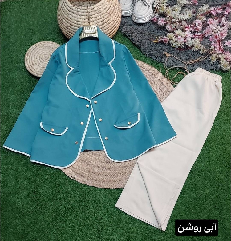 ست ادایی پاپیون جنس : سوپرمازراتی اعلا مشکی, زرشکی, قهوه ای, سرمه ای, نسکافه ای, آبی روشن فری سایز زنانه شناسه : #12227
