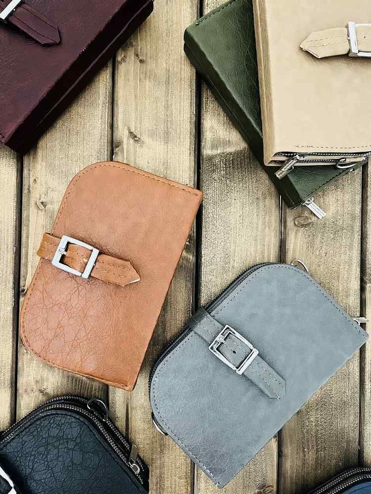 کیف زنانه کلاسیک دو خونه - 👚جنس: وارداتی - رنگبندی