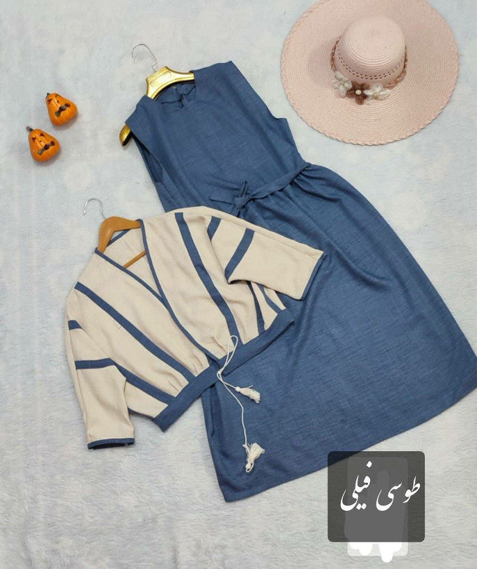 کت سارافن سوگل جنس : شانتون+کت لنین شانتون ابی نفتی, سبز بنتون, سبز تیره, سدری, شکلاتی, شکلاتی تیره, طوسی تیره, مشکی, نسکافه ای فری سایز زنانه شناسه : #101707