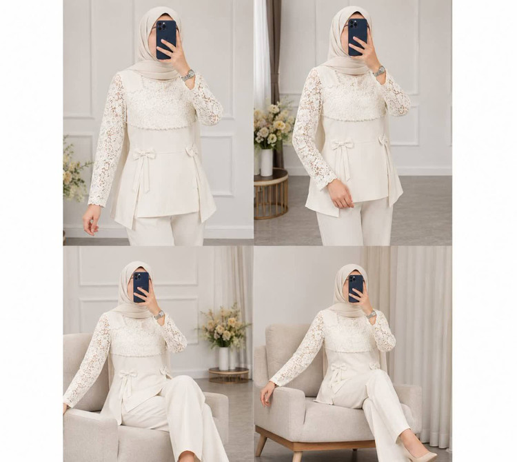 شومیز روژان جنس: مازراتی درجه 1 و گیپور خارجی سدری - سورمه - شیری - مشکی - نسکافه - کرمی سایزبندی زنانه شناسه: #44282