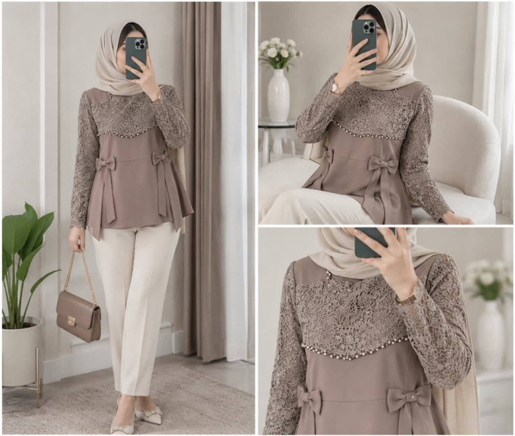شومیز روژان جنس: مازراتی درجه 1 و گیپور خارجی سدری - سورمه - شیری - مشکی - نسکافه - کرمی سایزبندی زنانه شناسه: #44282