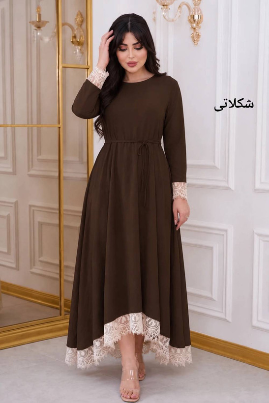 پیراهن بلند ناناز جنس : مازراتی مشکی, شکلاتی, نسکافه ای, سورمه ای, زرشکی, آبی, بنتون, آبی نفتی فری سایز زنانه شناسه : #21753