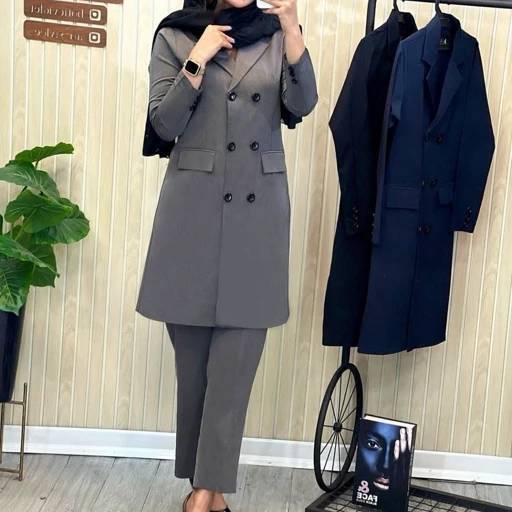 ست اداری ساده جنس : مکانیک پرشیا مشکی - سرمه ای - طوسی - نوک مدادی - نسکافه ای -سایزبندی زنانه شناسه : #97560