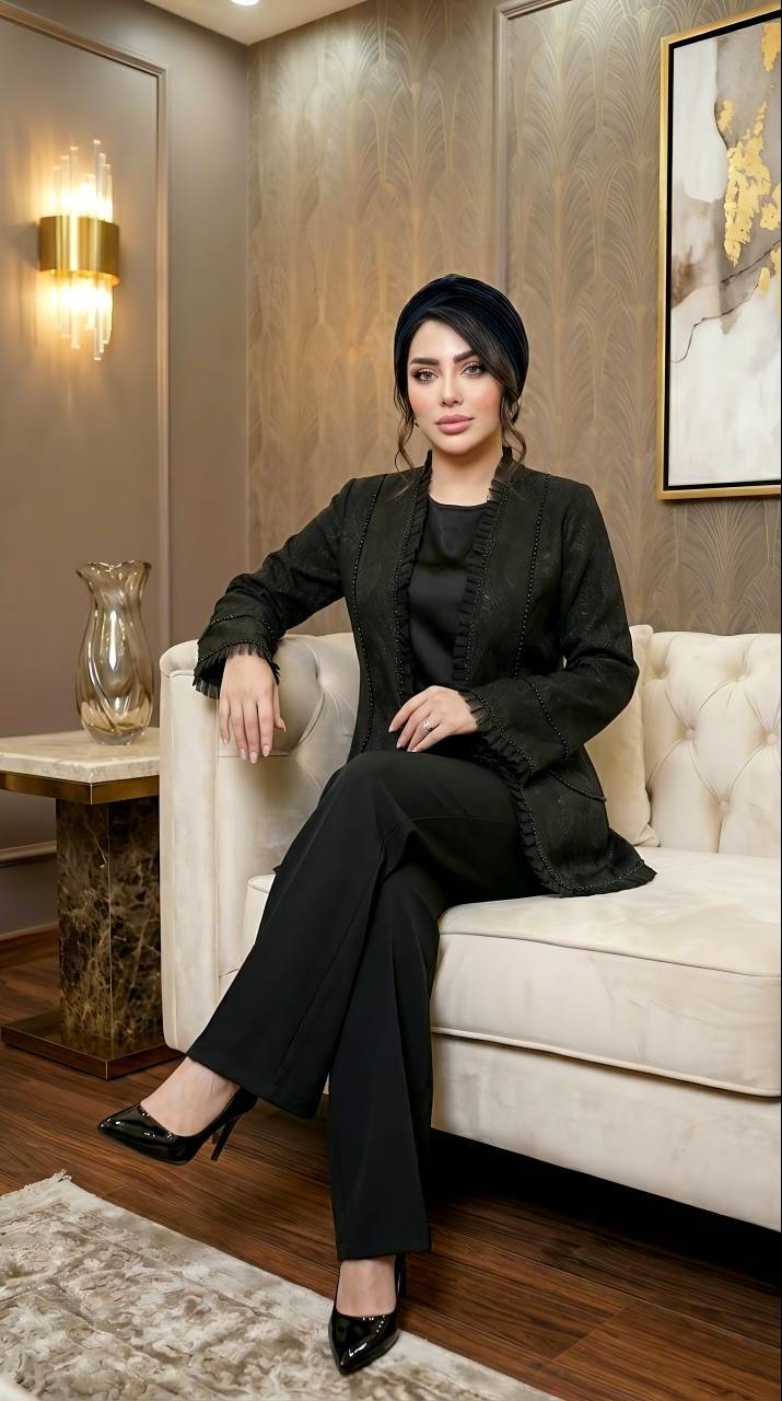 ست کت شلوار مجلسی فوق العاده شیک ترنم 🧵جنس : کت ژاکارد طرح دار (در چند طرح)🤌🤌 شلوار مازراتی اعلااا سایزبندی زنانه شناسه : #37585