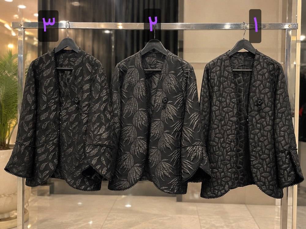 ست کت شلوار مجلسی فوق العاده شیک ترنم 🧵جنس : کت ژاکارد طرح دار (در چند طرح)🤌🤌 شلوار مازراتی اعلااا سایزبندی زنانه شناسه : #37585