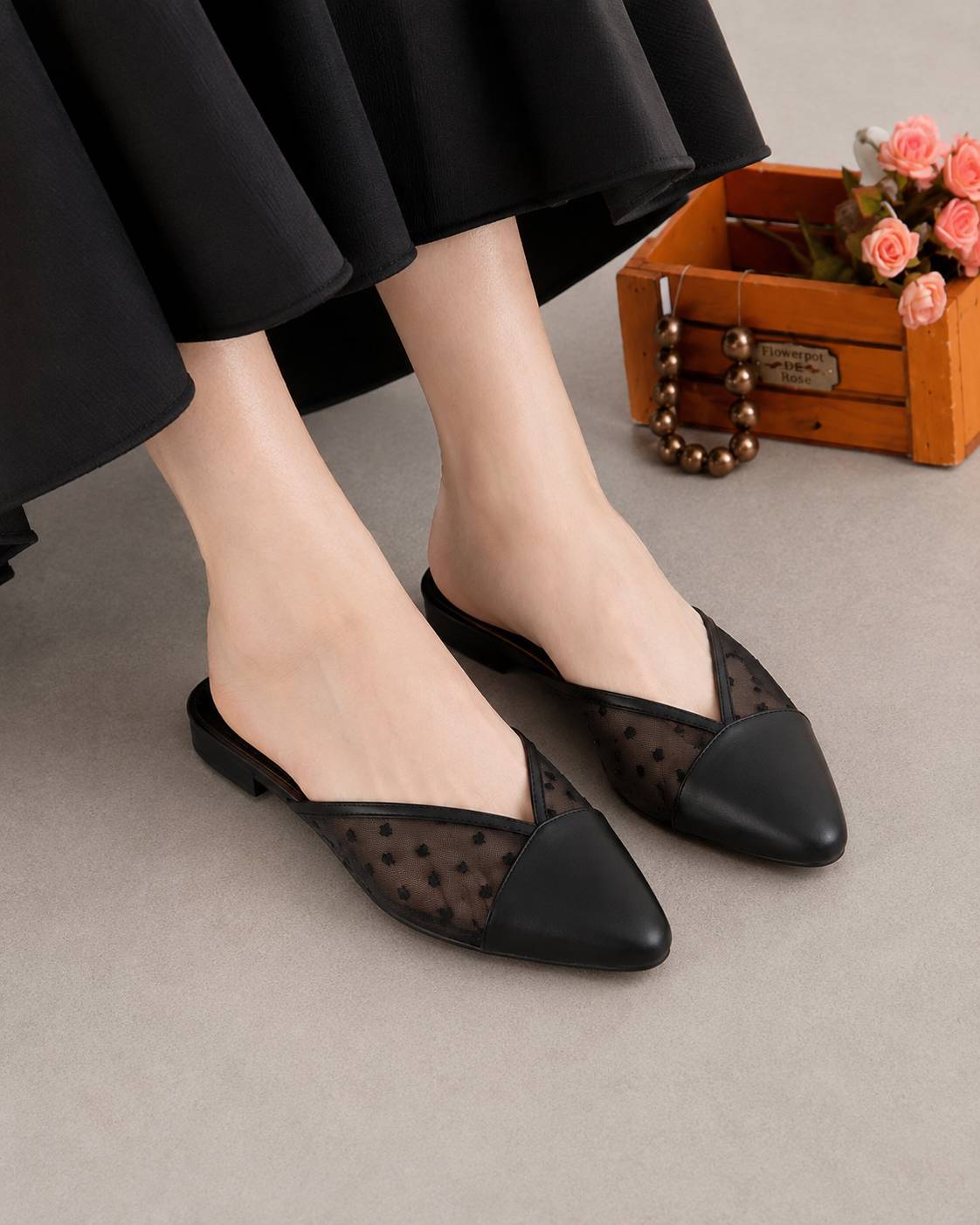 اسلیپر قلبی جنس : 👗✨زیره پلیمر مشکی سایزبندی زنانه شناسه : #284