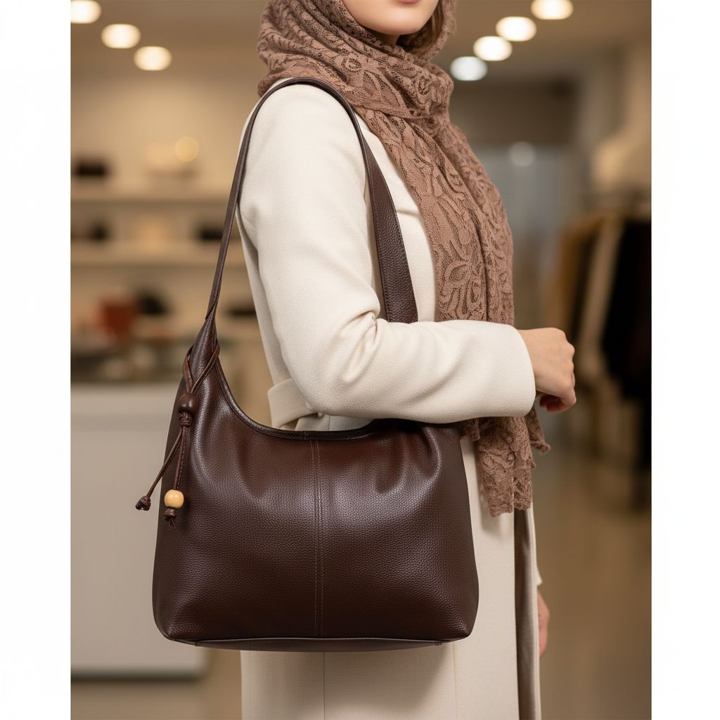 کیف دوشی آوا جنس : شرانگ خارجی درجه ۱  مشکی, قهوه‌ای شناسه : #12491