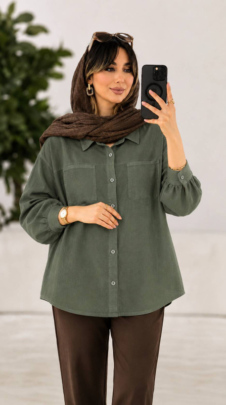 مانتو کتان ریحانه جنس : کتان لنین شسته شده اعلا مشکی, کرم, سورمه ای, قهوه ای, سبز, برنزه فری سایز زنانه شناسه : #23194