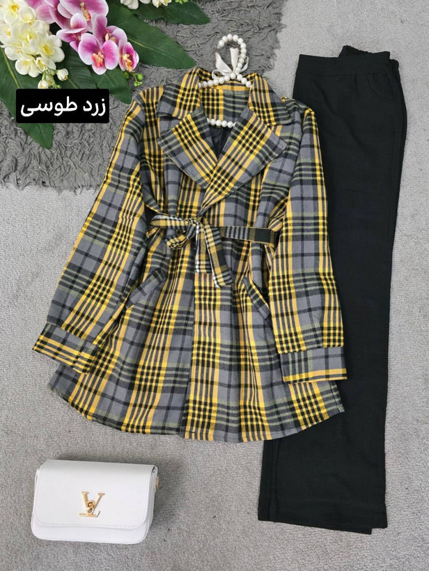 مدل آسمینا جنس : چهارخونه سپاهان پشت آستر دار مشکی, سبز, قرمز, طوسی, زرد طوسی, زرد سفید, سفید قرمز فری سایز زنانه شناسه : #3239