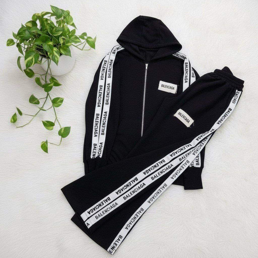 ست سویشرت شلوار balenciaga جنس: گلکسی پنبه درجه یک مشکی فری تا50 شناسه: #100764