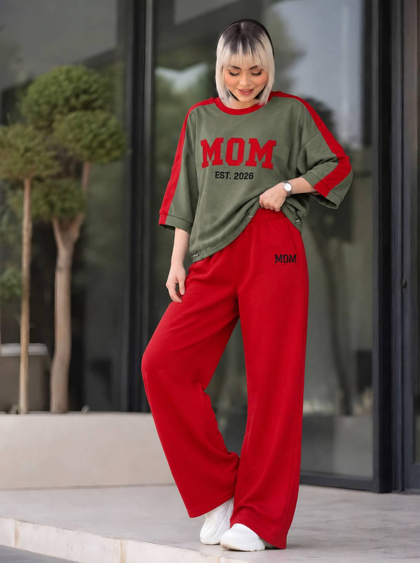 ست اسپرت mom جنس : پنبه گلکسی فری سایز رنگبندی زنانه شناسه : #24403