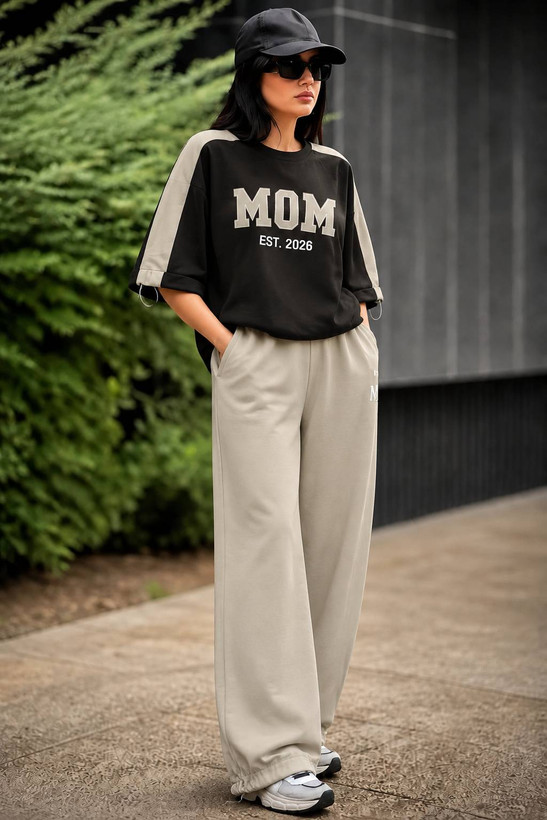 ست اسپرت mom جنس : پنبه گلکسی فری سایز رنگبندی زنانه شناسه : #24403