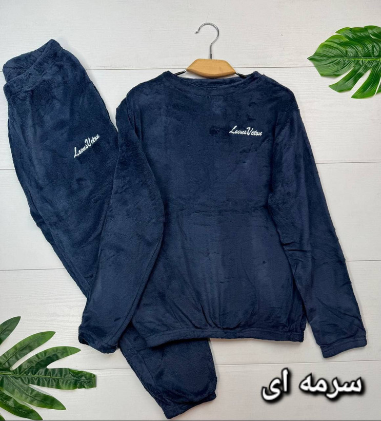 بلوز و شلوار تدی جنس : تدی وارداتی درجه یک مشکی, طوسی, سرمه ای, نسکافه ای, سبز, آجری فری سایز زنانه شناسه : #3173