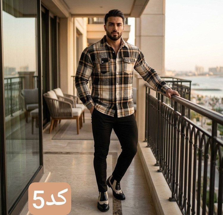 شکت چهارخونه پشمی مردانه زارا جنس : پشمی سایزبندی رنگبندی شناسه : #24791