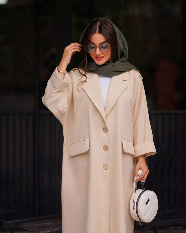 مانتو دانشجویی مدل فلورا 👗 جنس : شانتون درجه یک رنگبندی فری سایز زنانه