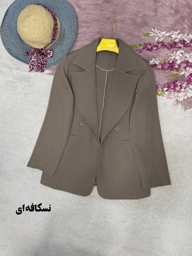 کت اسپرت نگار جنس : کرپ مازراتی لایی کوبی شده رنگبندی سایزبندی زنانه شناسه : #23483