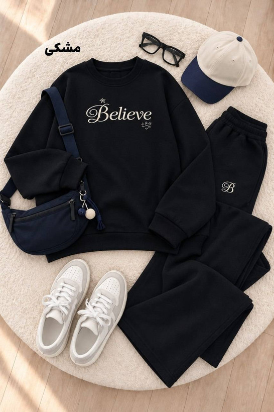 ست دورس Believe جنس : دورس تو کرکی ضخیم رنگبندی فری سایزشناسه : #27624